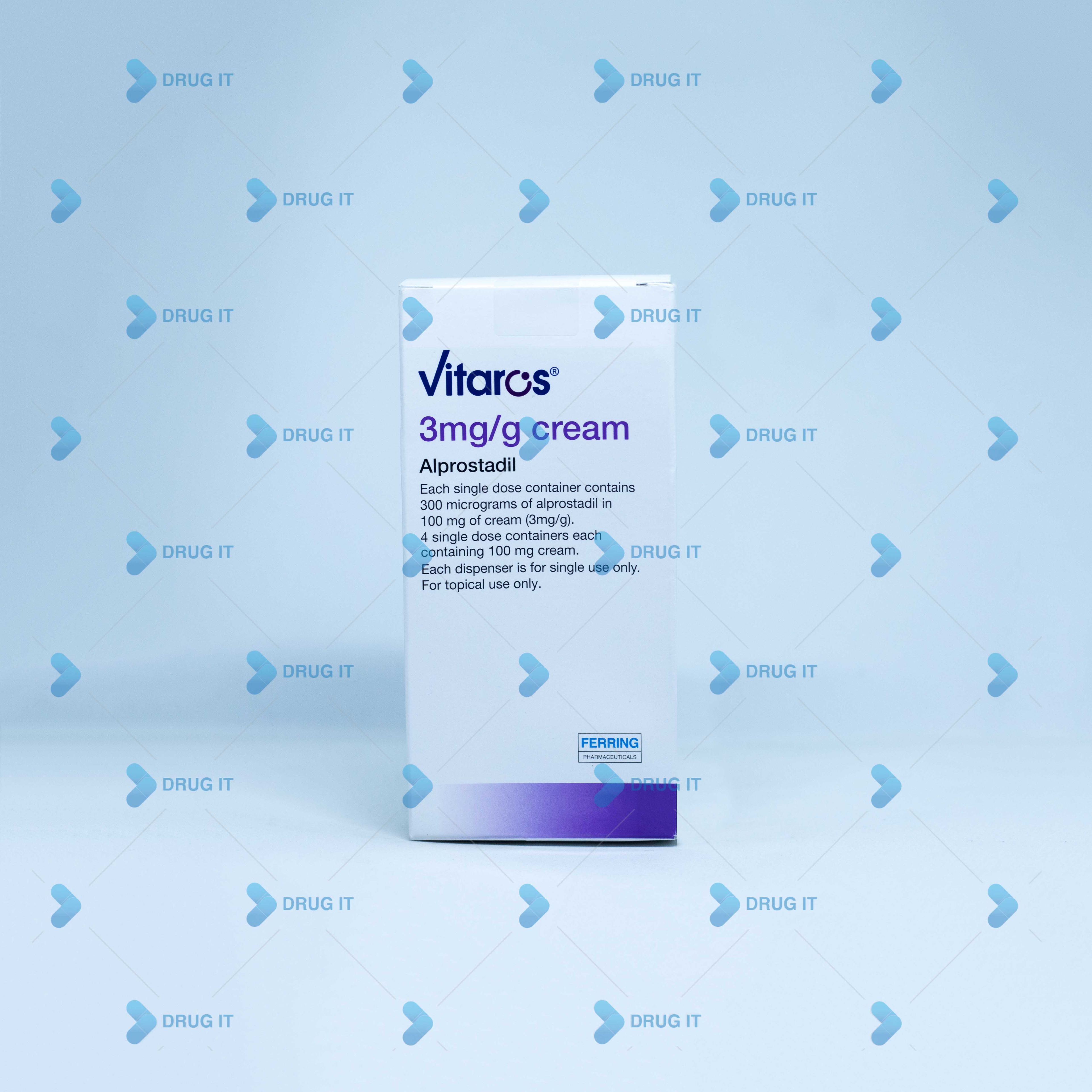 Vitaros 3mg/g Cream (4 Applicators)